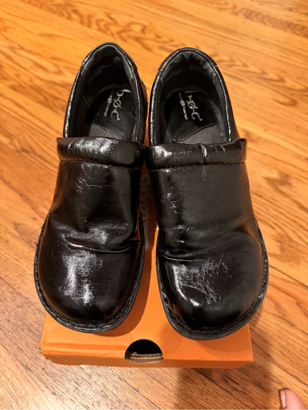 boc Black Shiny Slip-On Shoes